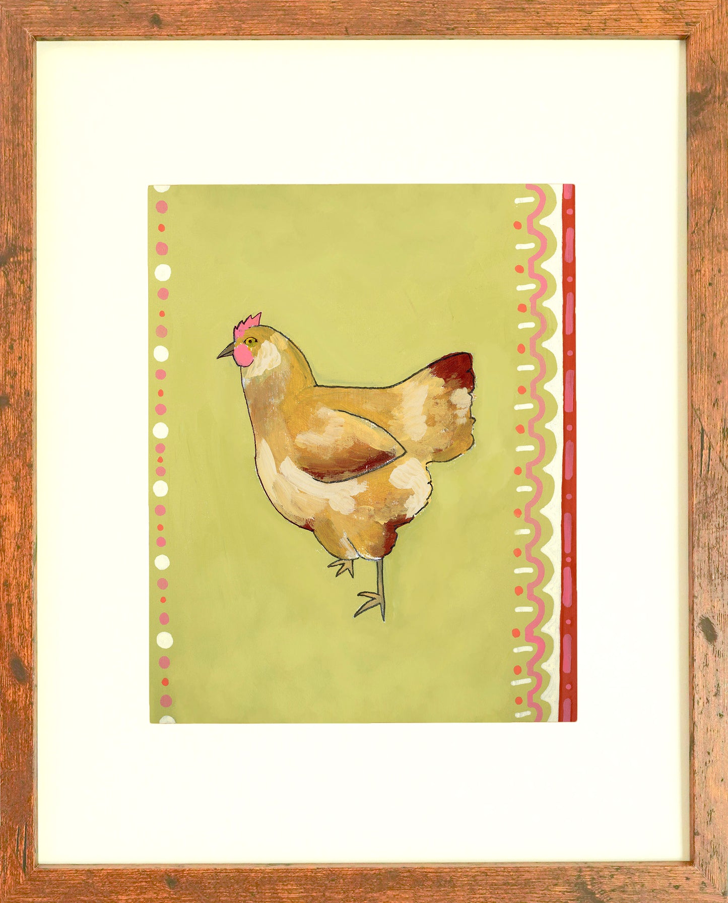"Sketchbook Chicken" Paper Print