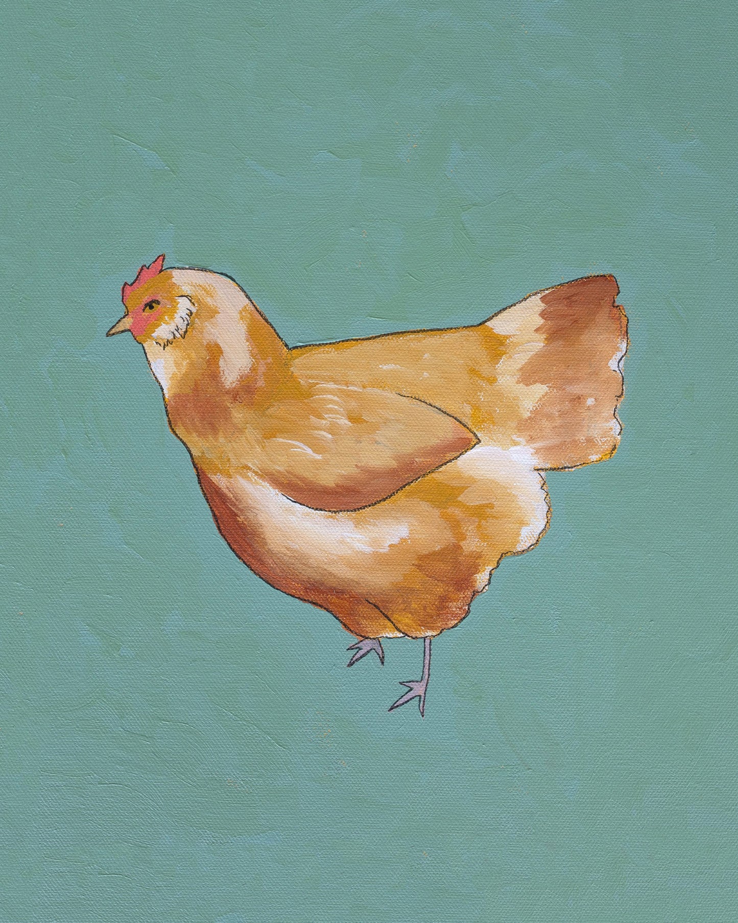 "Buff Ameraucana" Paper Print