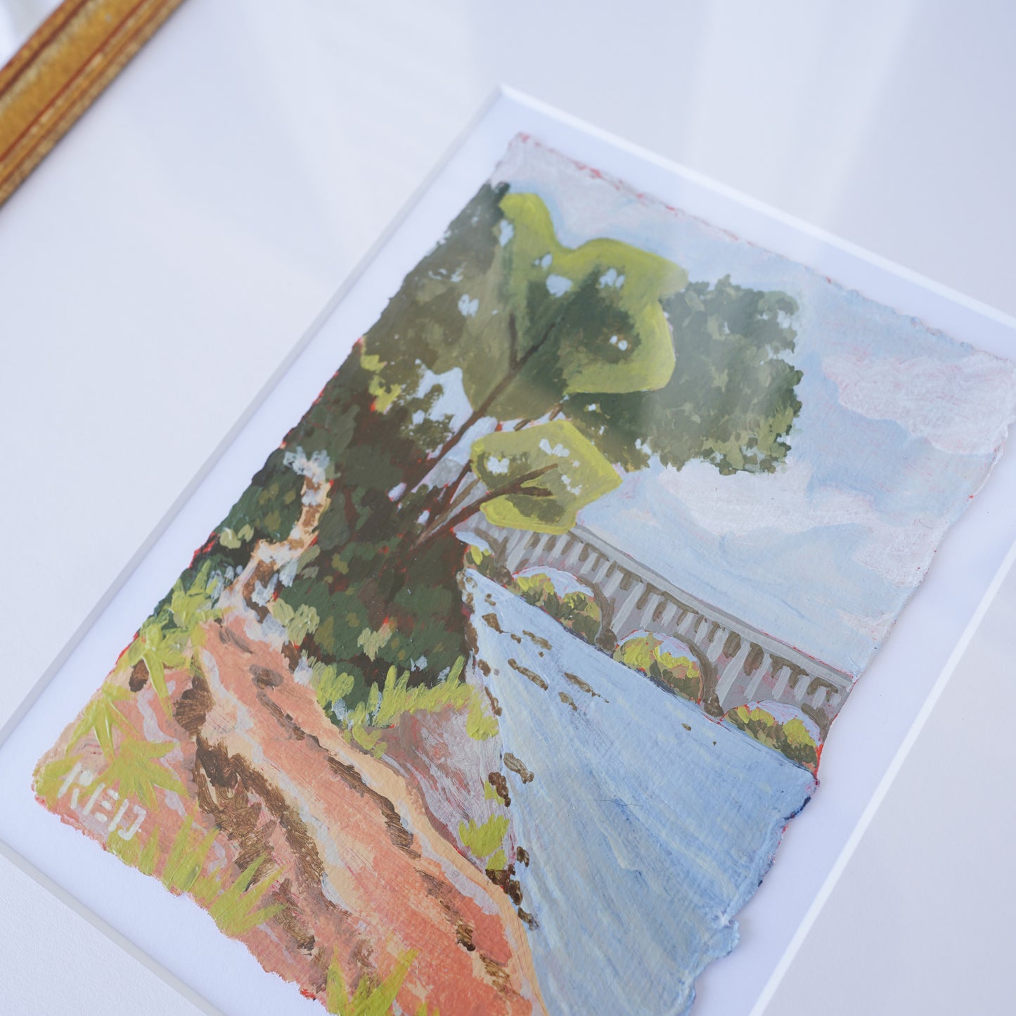 "Gervais Shore" Original Framed painting