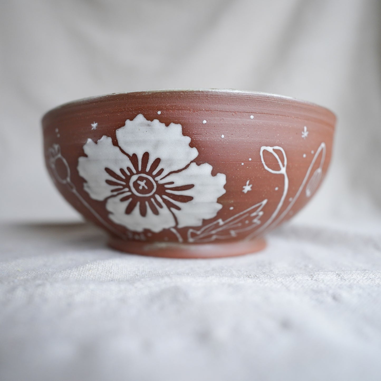 Brown and White Mixing Bowl
