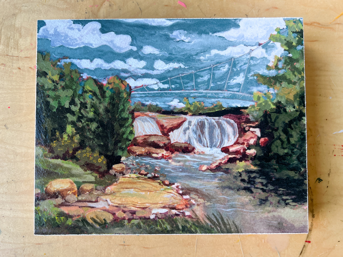 "Falls Park no. ii"- 8x10 Mounted Print