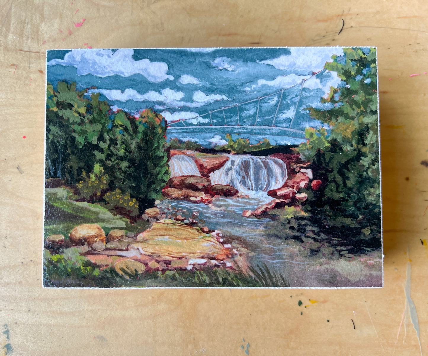 "Falls Park no. ii" - 5x7 Mounted Print