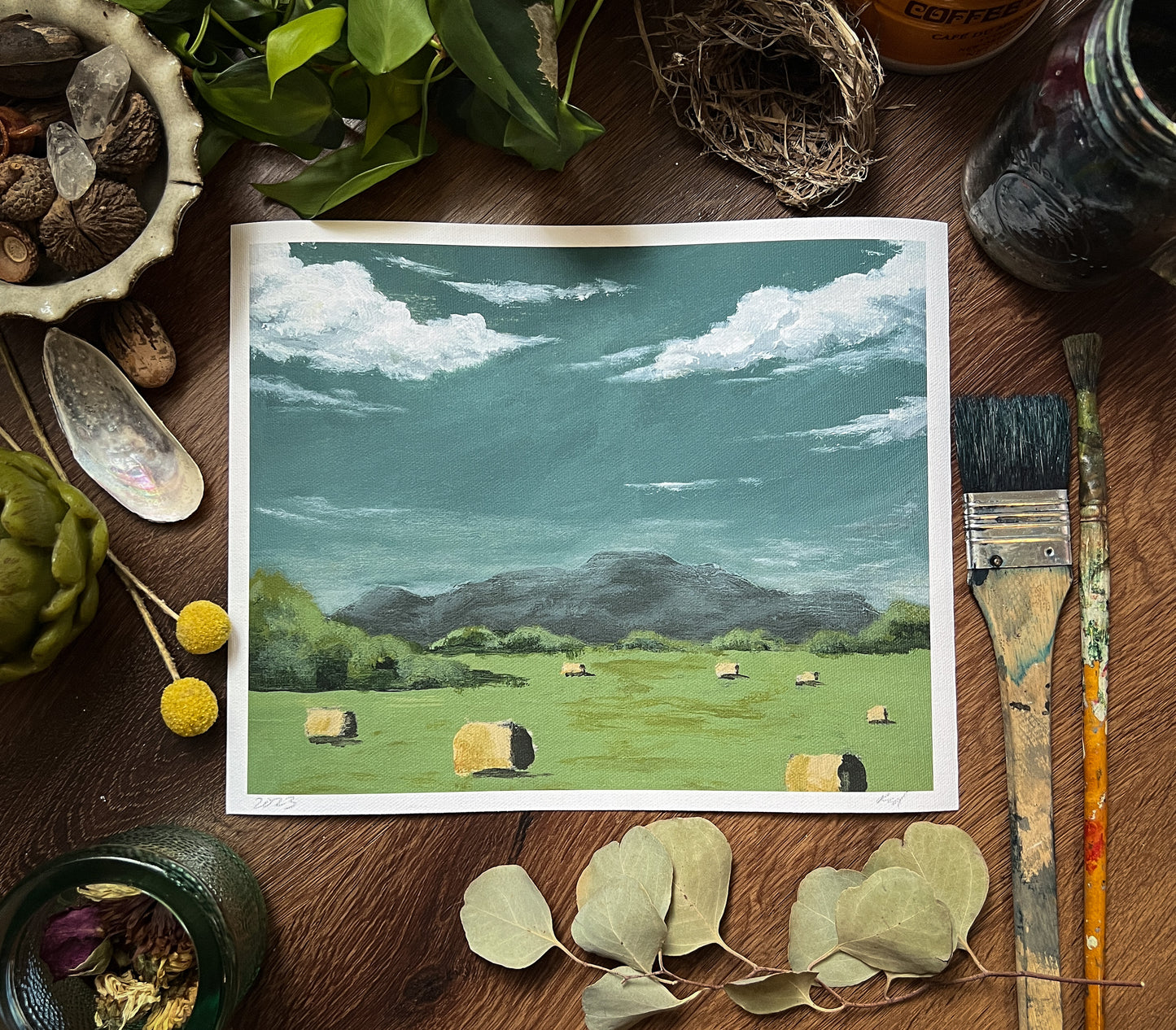 "Hogback Mountain no. ii" - Canvas Print