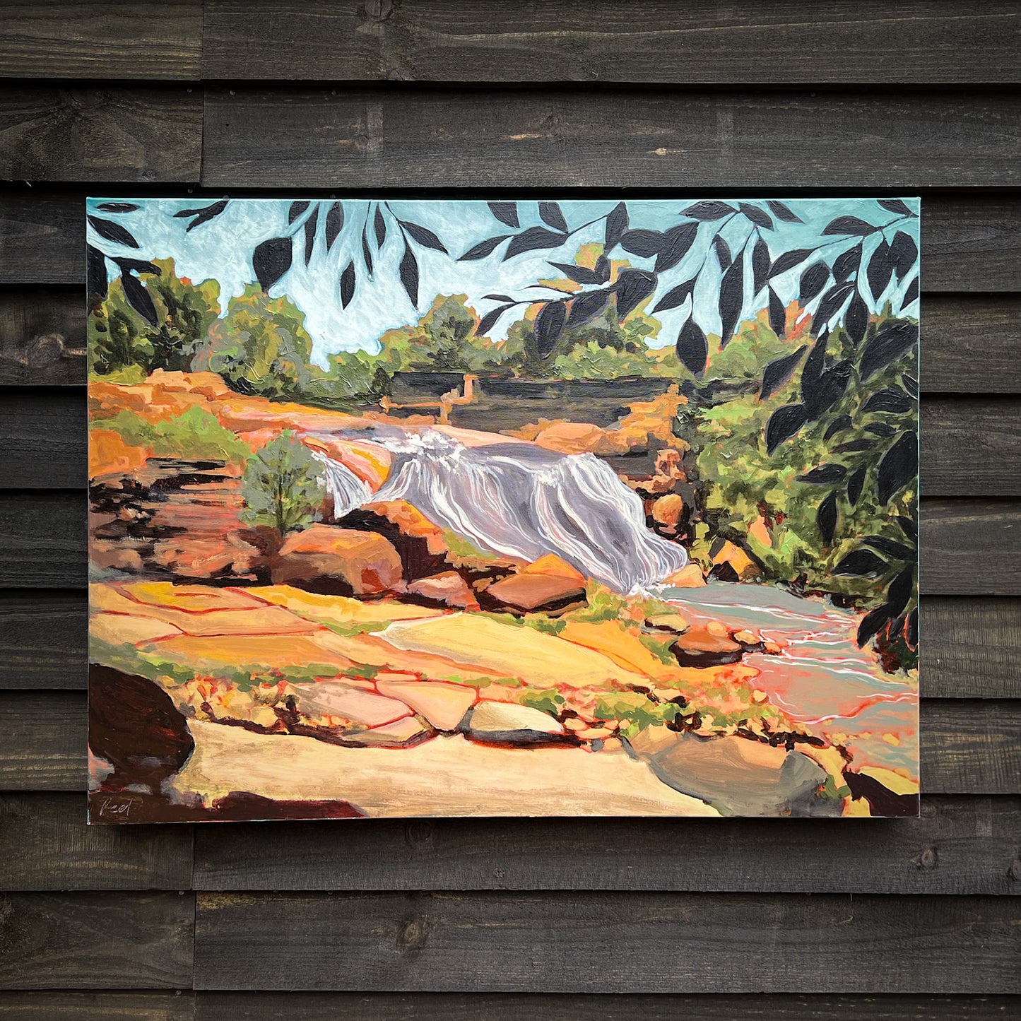 "Falls Park no. i" 30x40 Original Painting