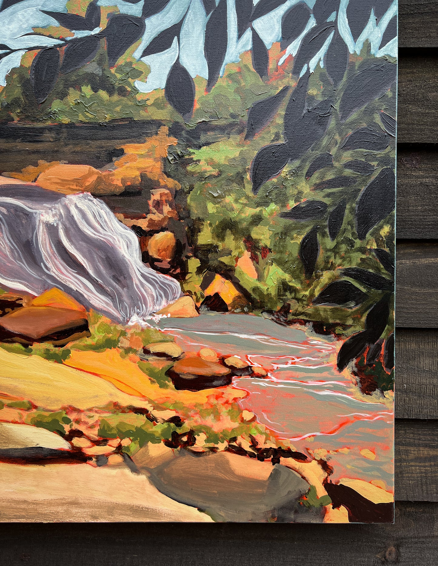"Falls Park no. i" 30x40 Original Painting