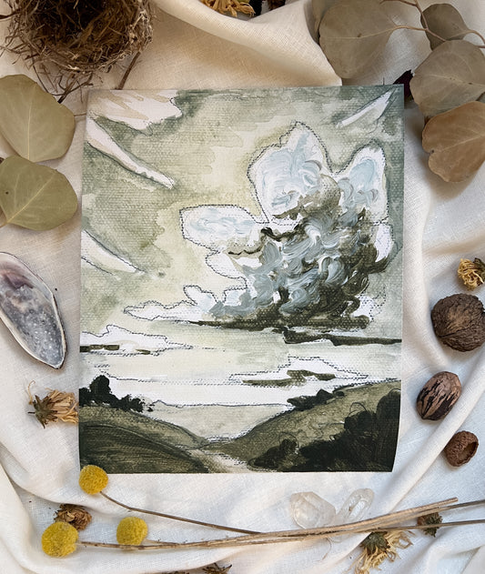 "Clouds no. iv" Canvas Print