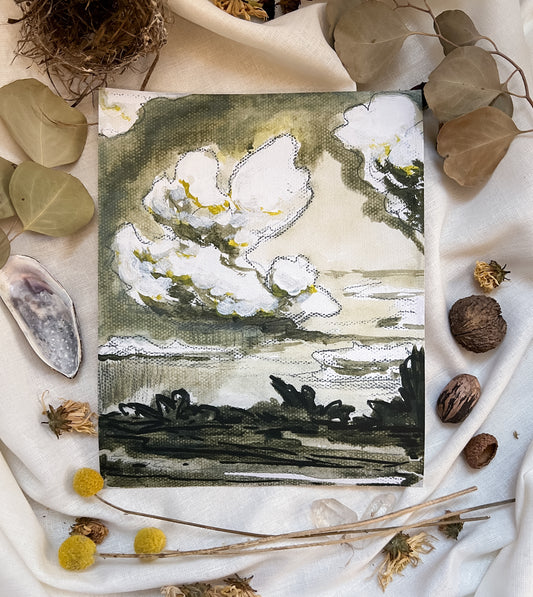 "Clouds no. v" Canvas Print