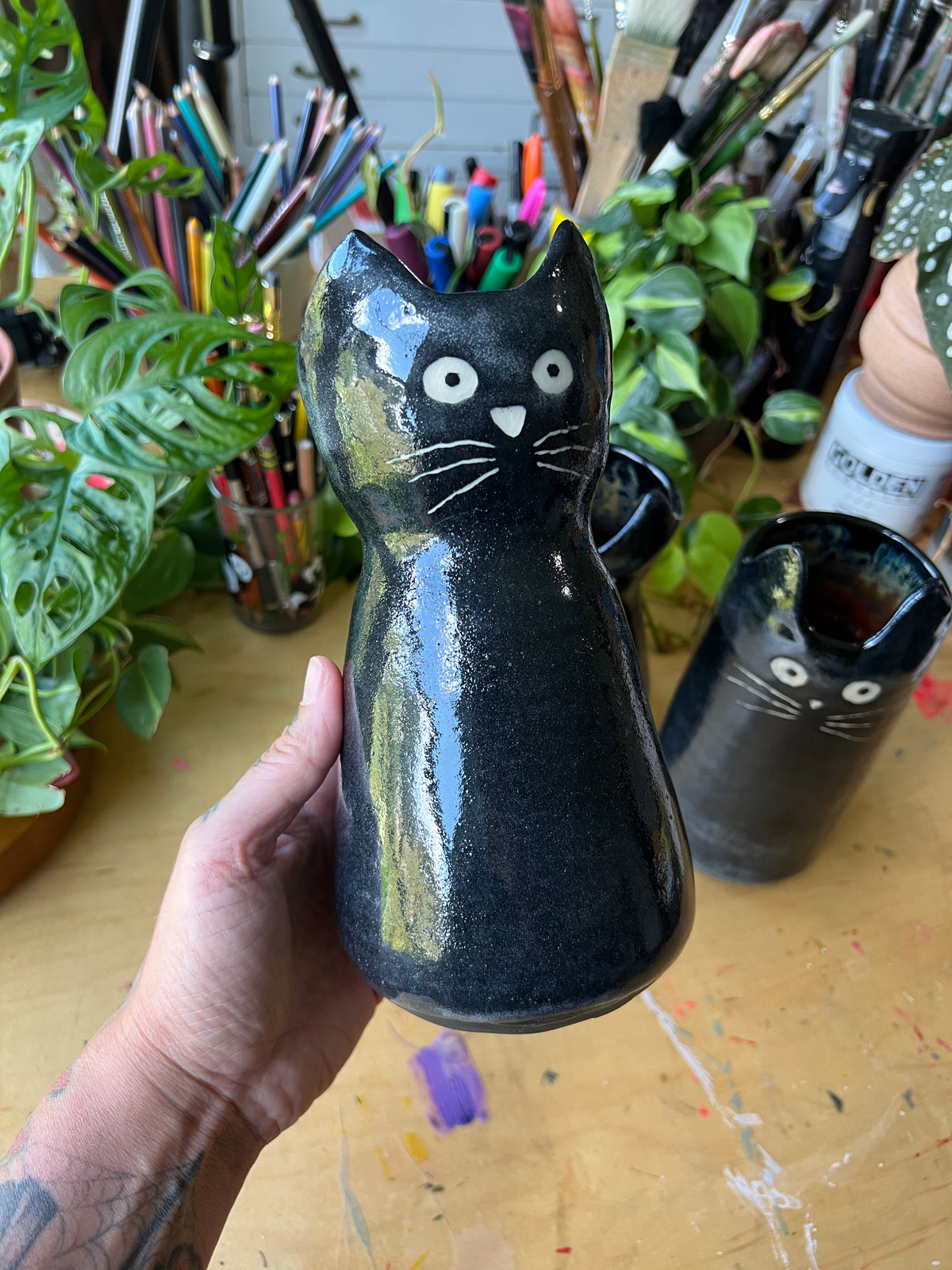 Cat Vase for Jody