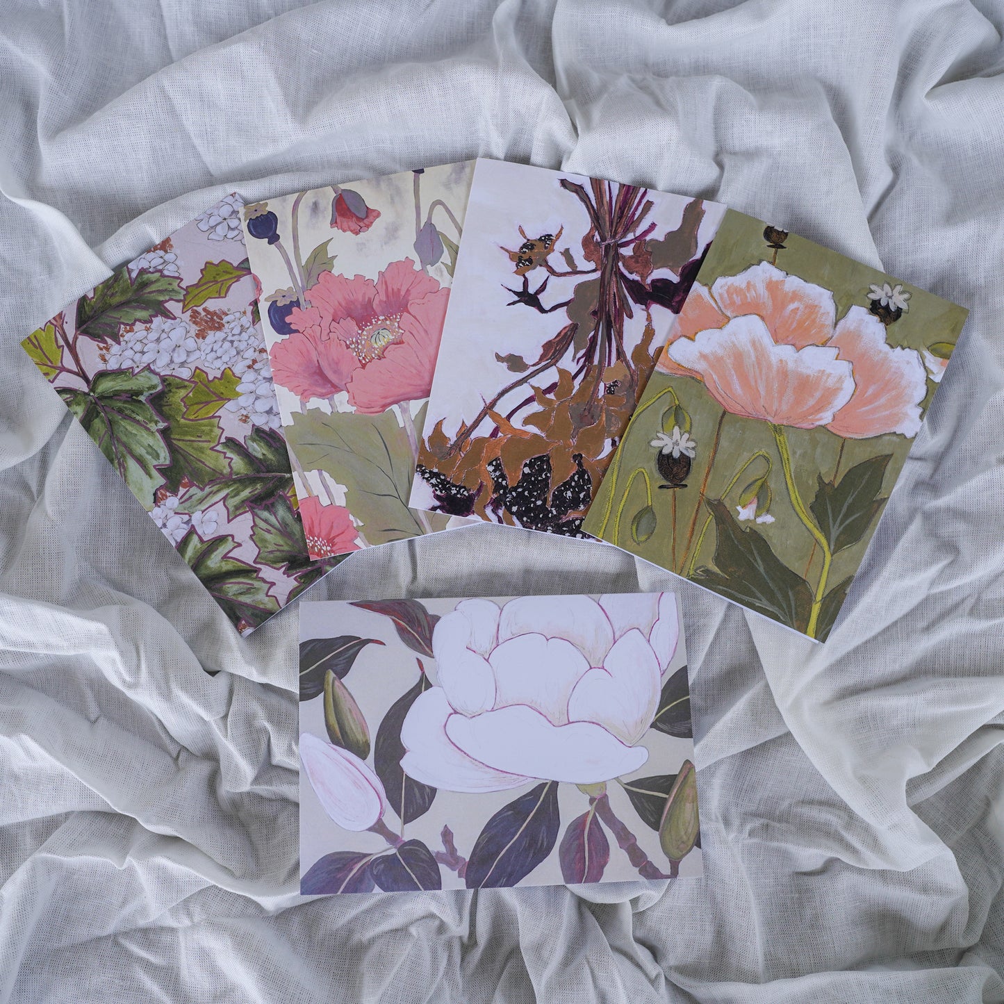 Summer Flowers Notecard Set