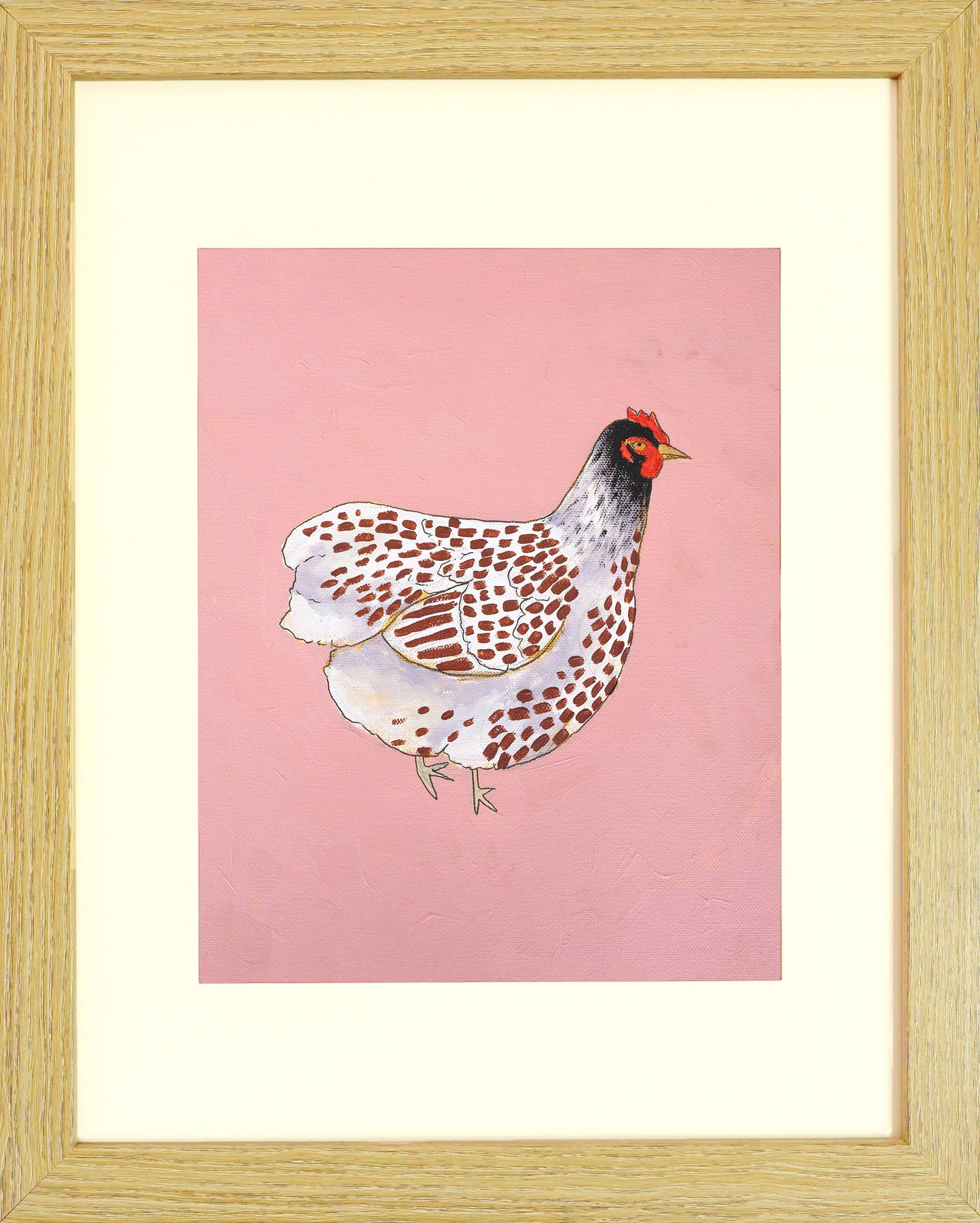 "Blue Lace Wyandotte" Paper Print