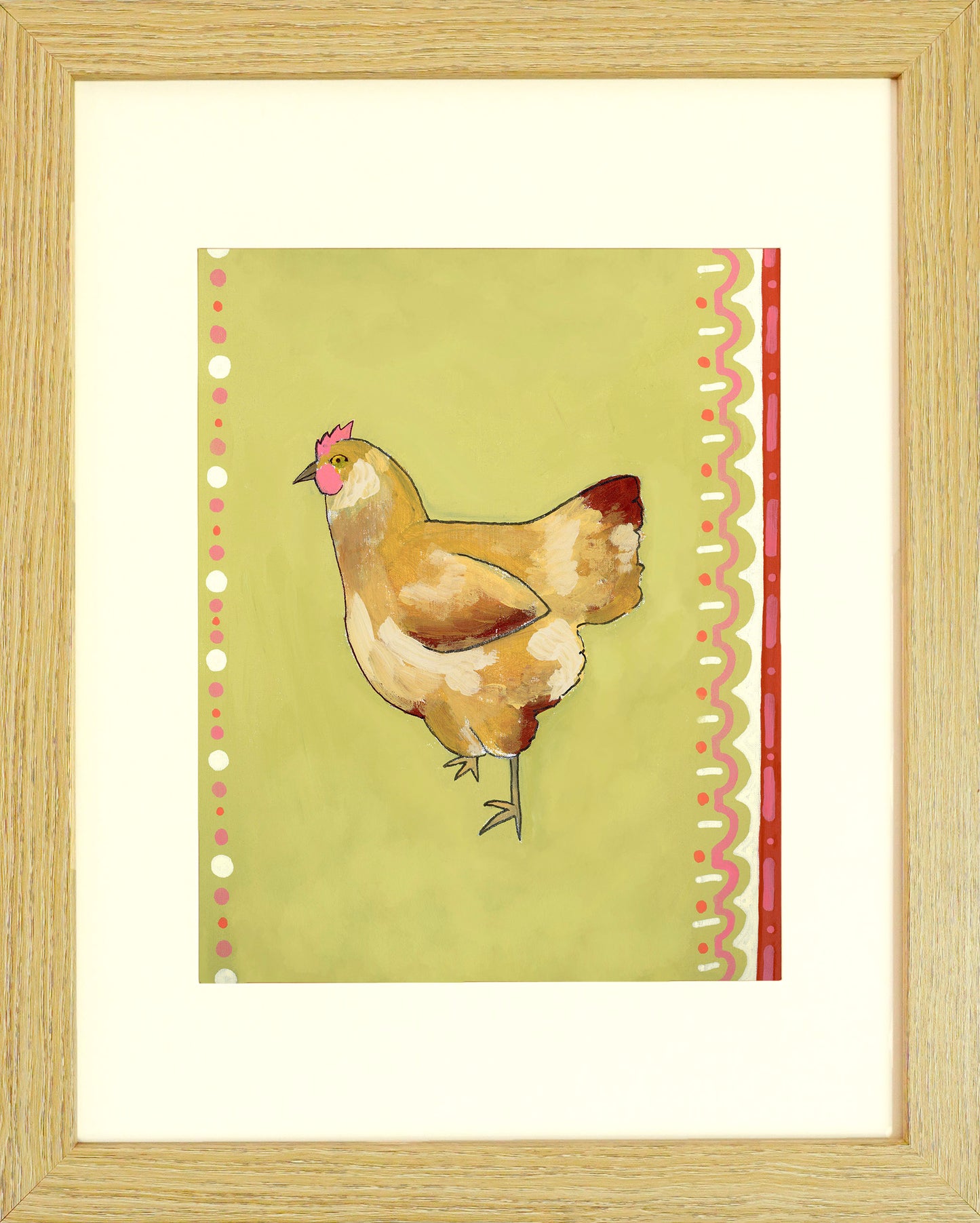 "Sketchbook Chicken" Paper Print