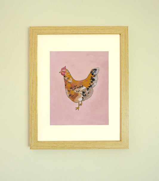 "Swedish Flower" Paper Print