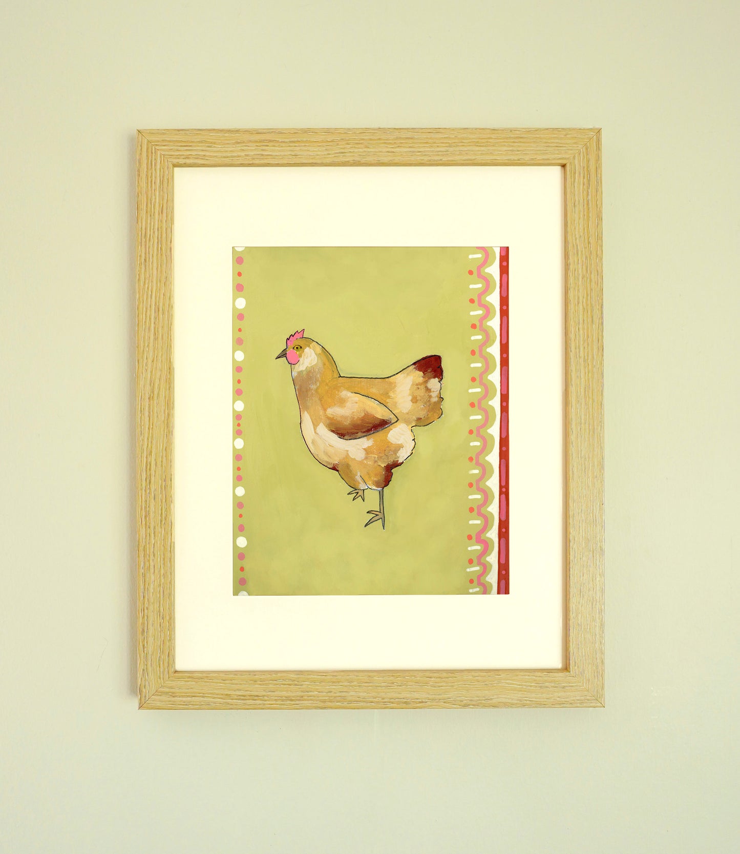 "Sketchbook Chicken" Paper Print