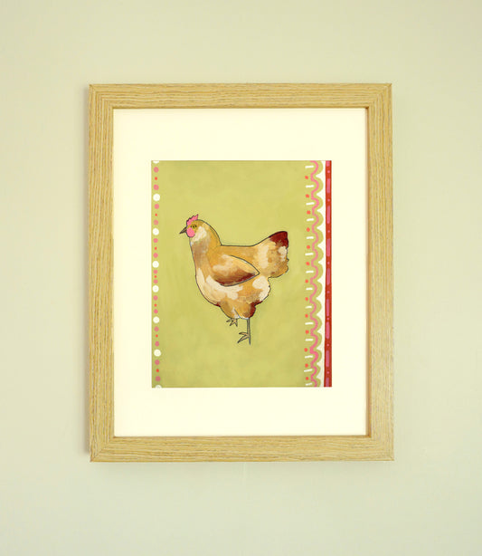 "Sketchbook Chicken" Paper Print