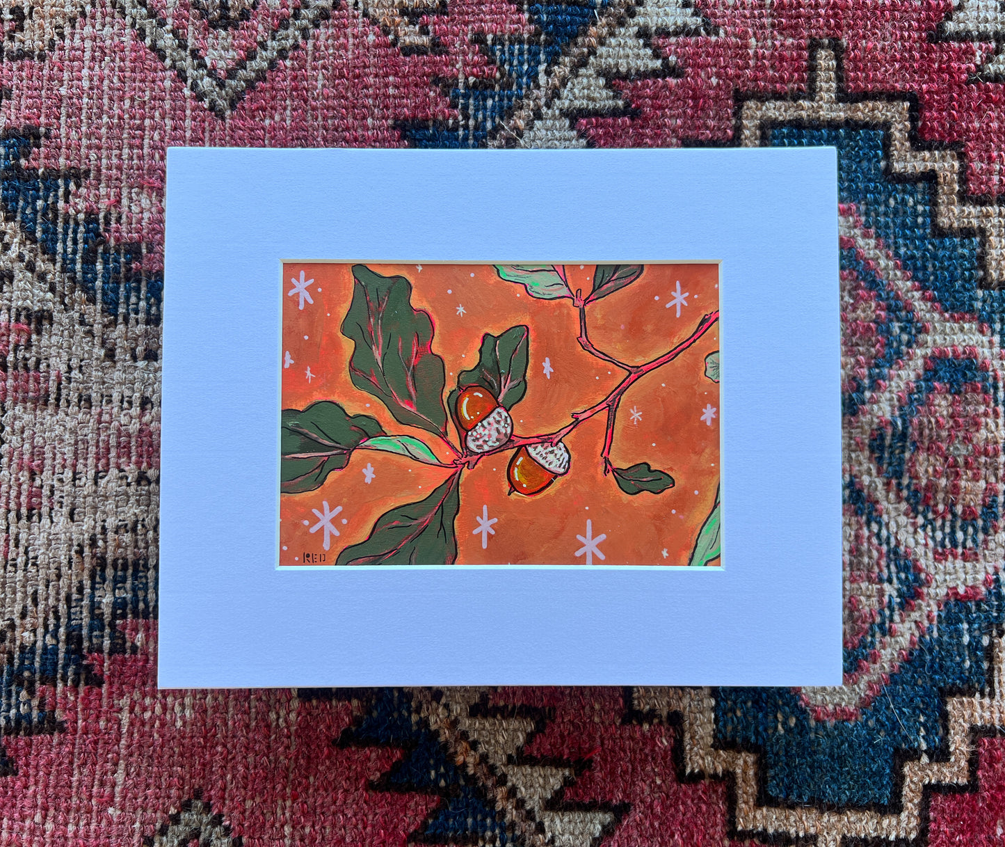 Acorn - 5x7 Matted Original