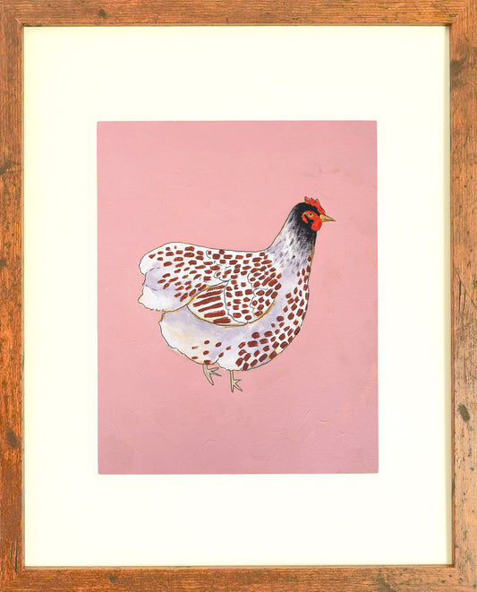 "Blue Lace Wyandotte" Archival Print