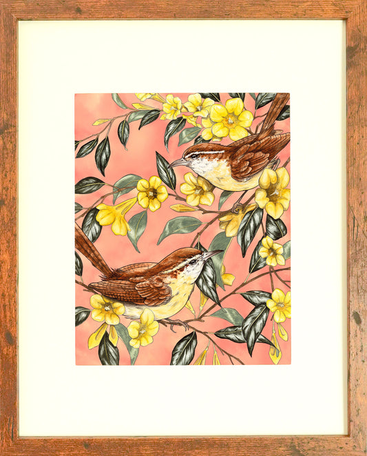 "Wren and Jasmine in Pink" Archival Print