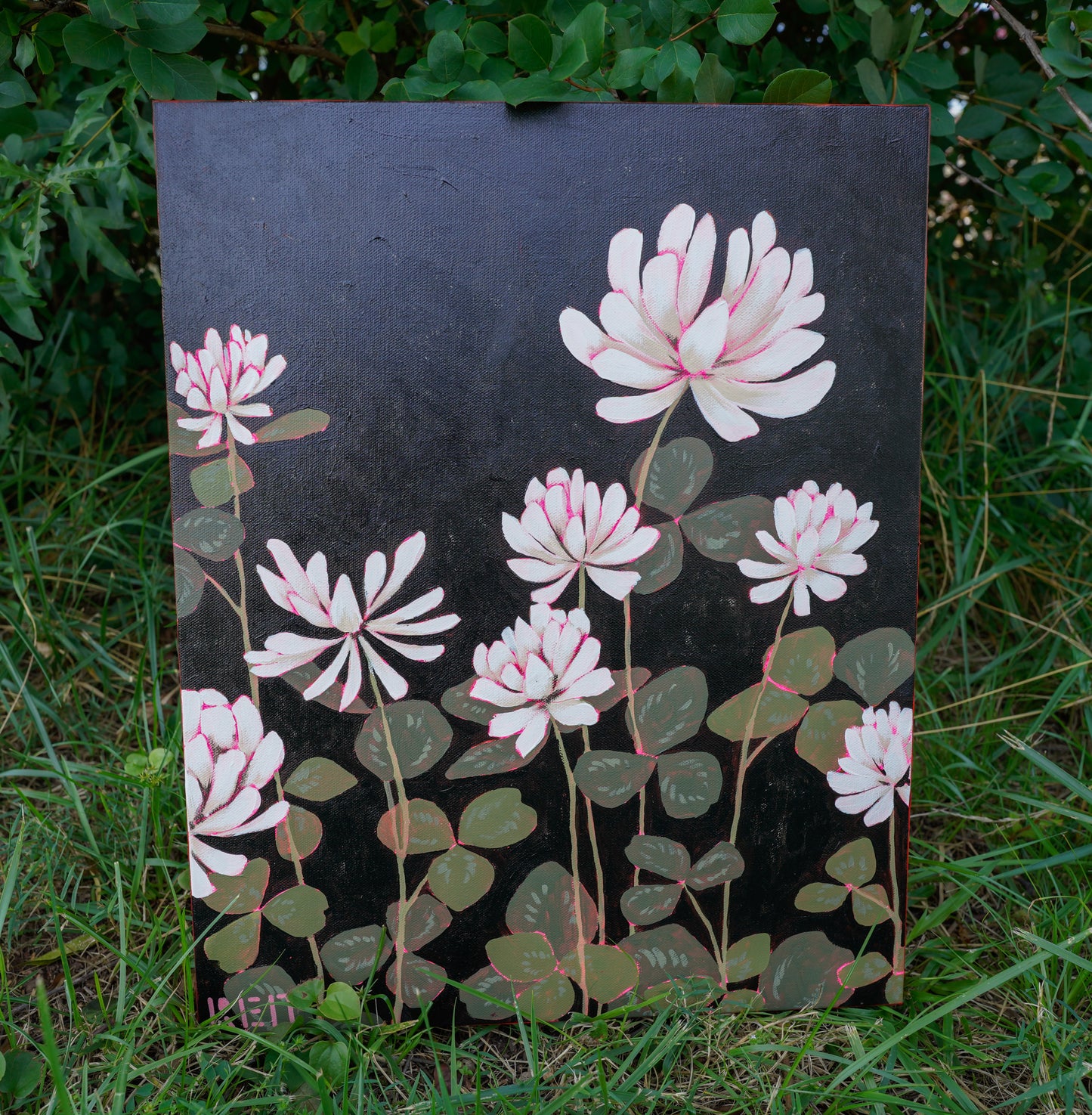 Clovers no. i - 16x20 Original Painting