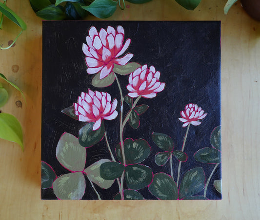 Clover Dreams - 10x10 Original Painting