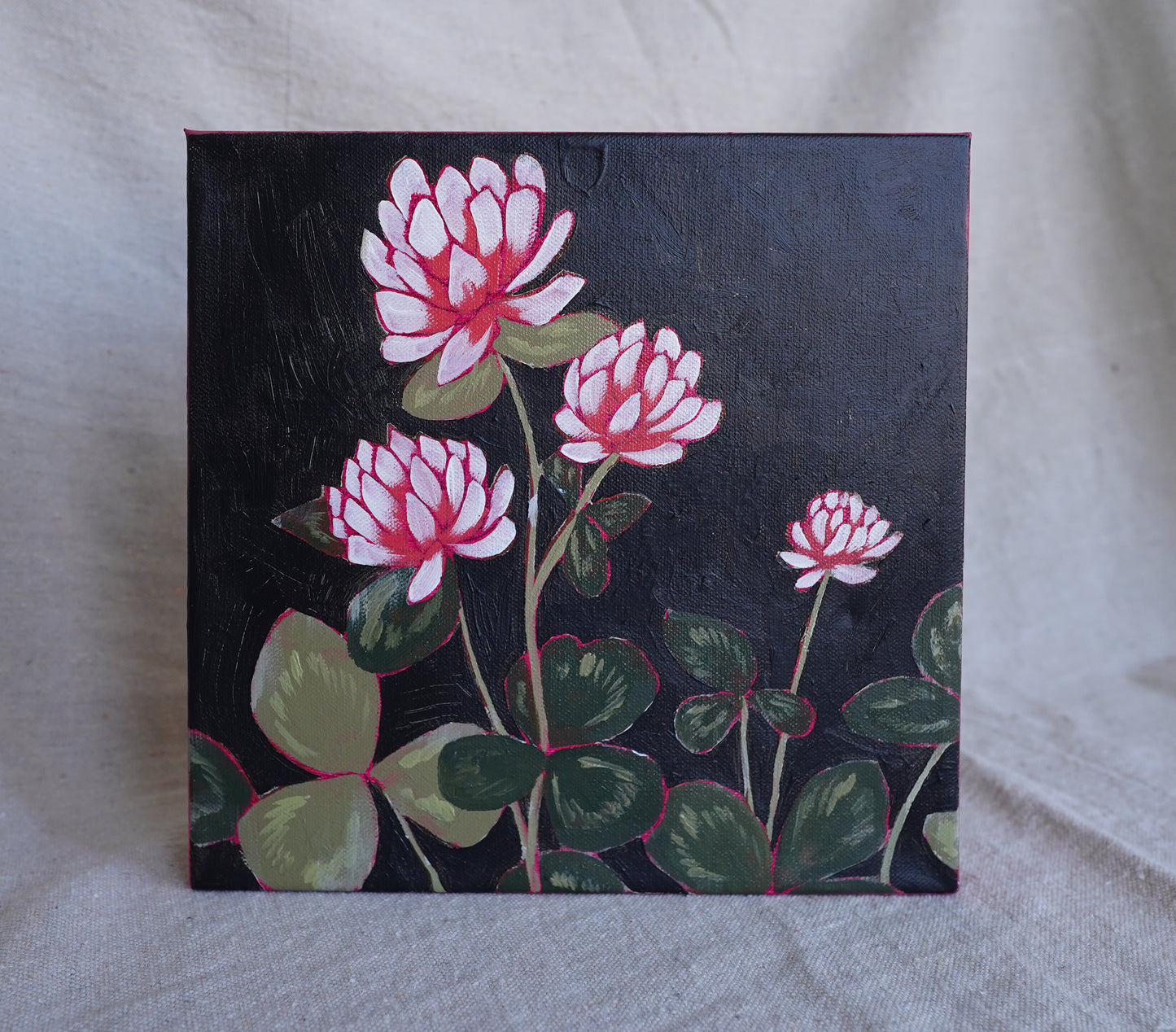 Clover Dreams - 10x10 Original Painting