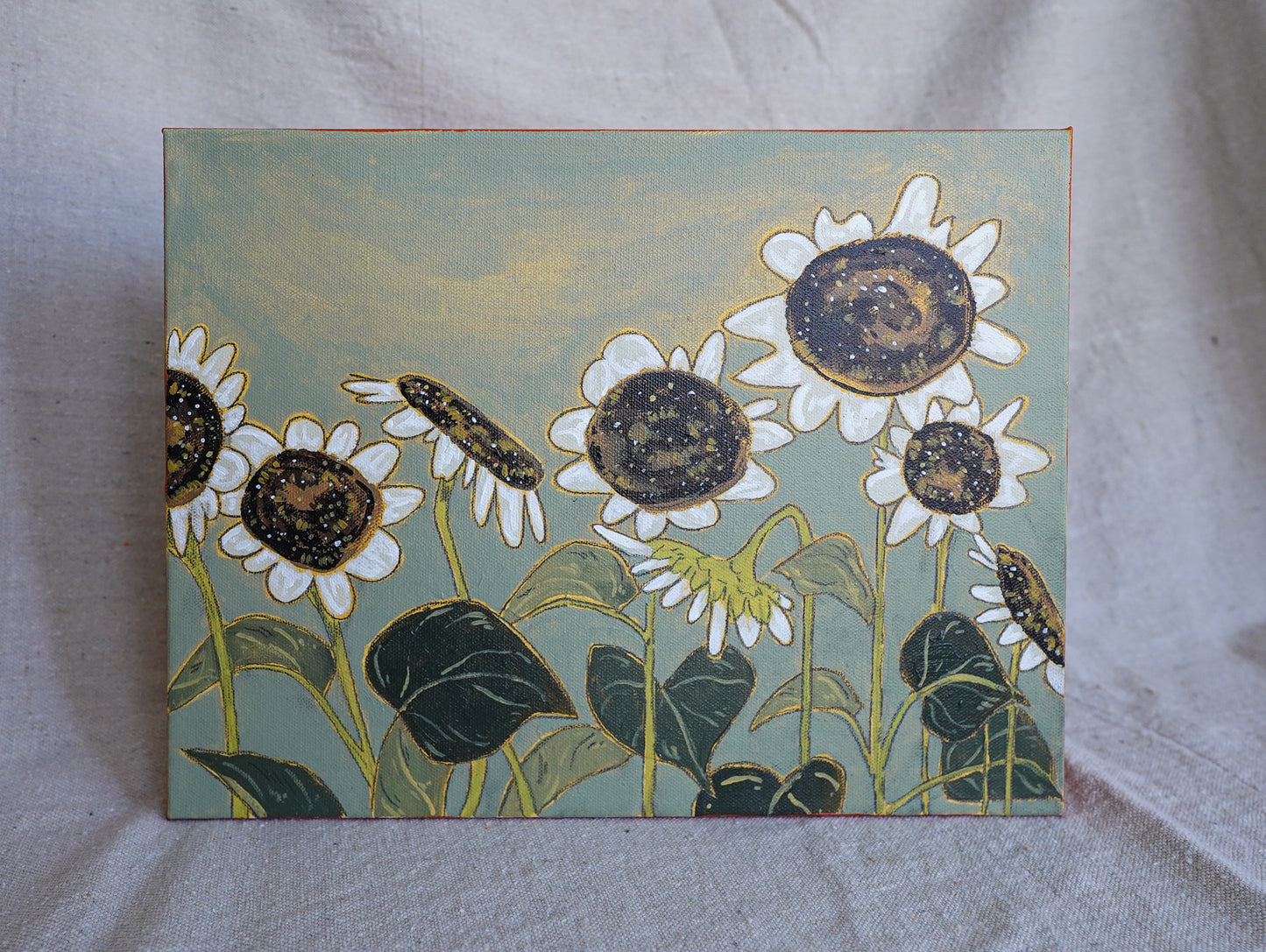 Sunflower Field - 11x14 Original Painting