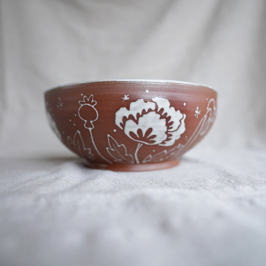 Brown and White Mixing Bowl