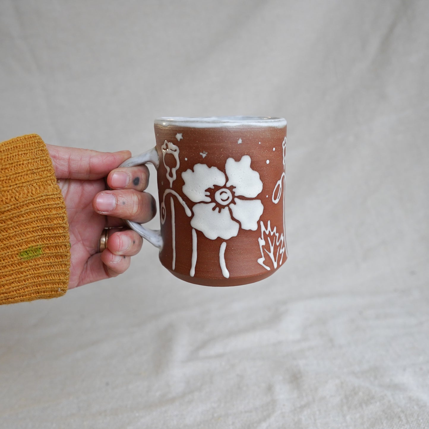 Brown and White Mug no. 2