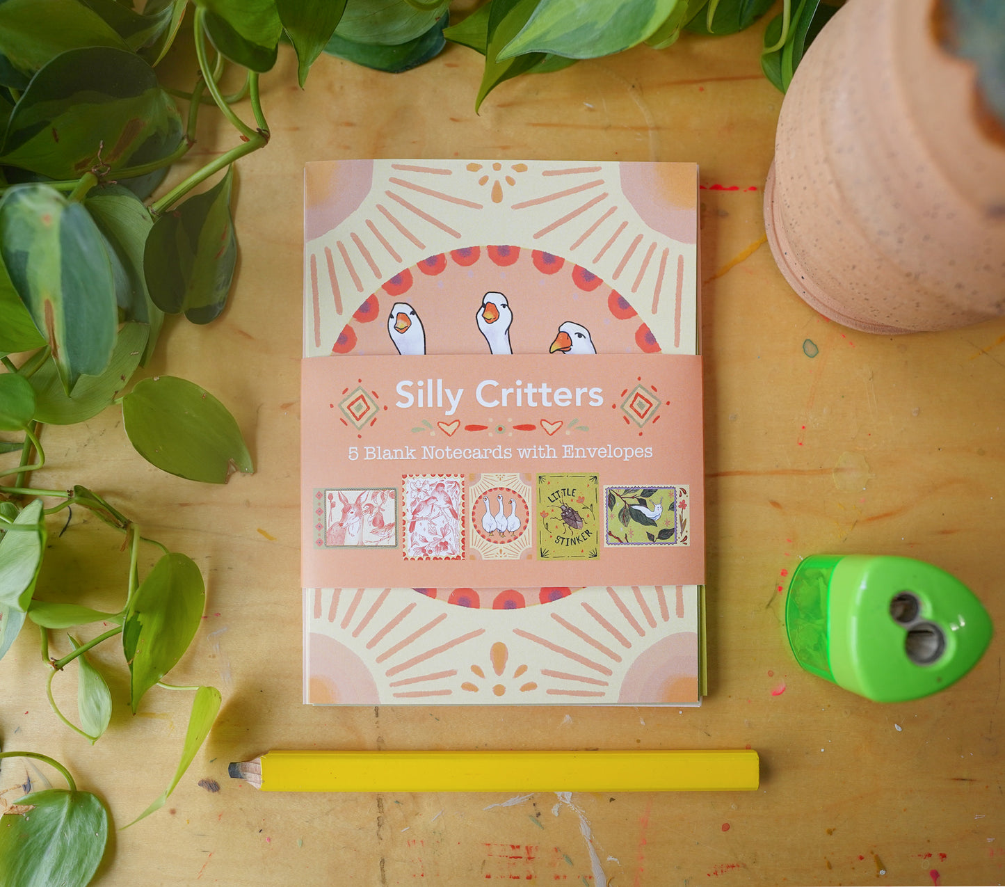 Silly Critters Notecard Set