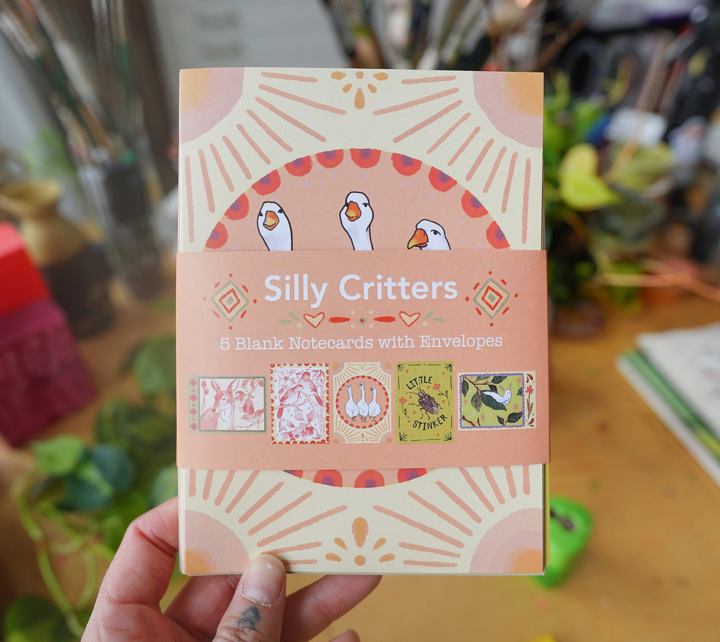 Silly Critters Notecard Set
