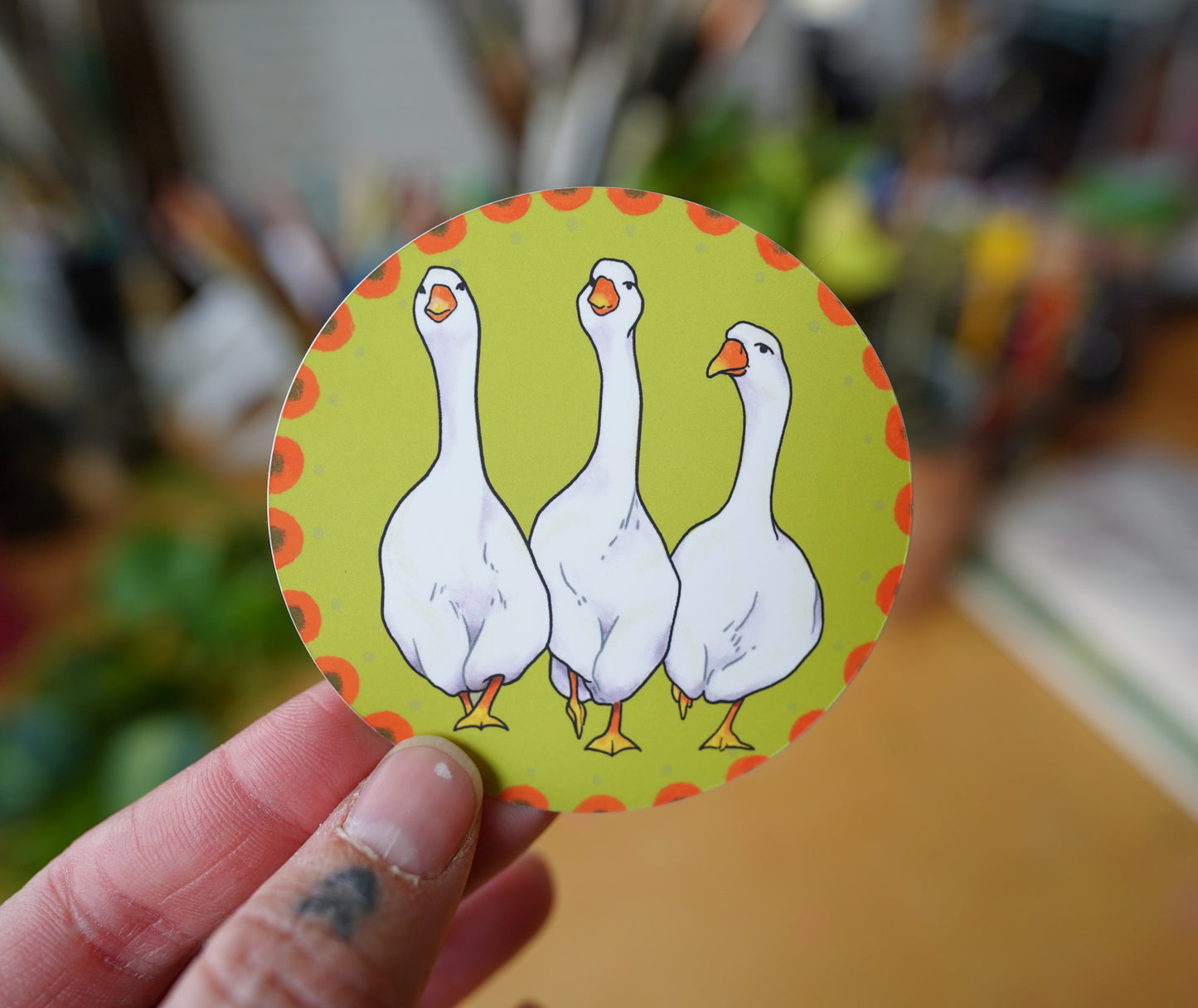Goose Crew Sticker (B-Grade)