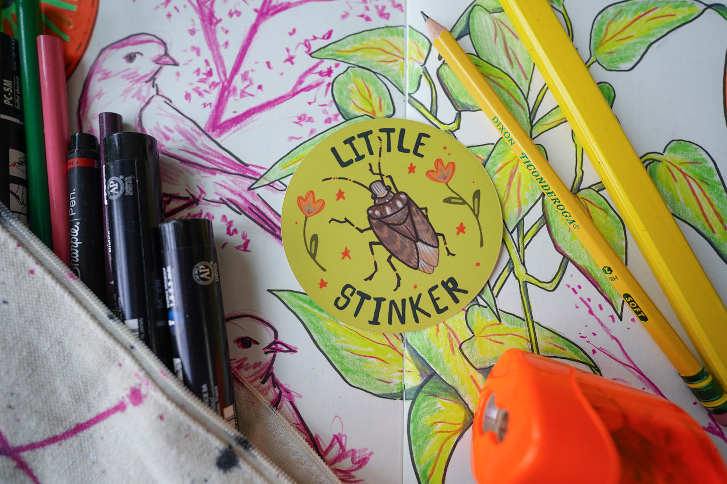 Little Stinker Sticker