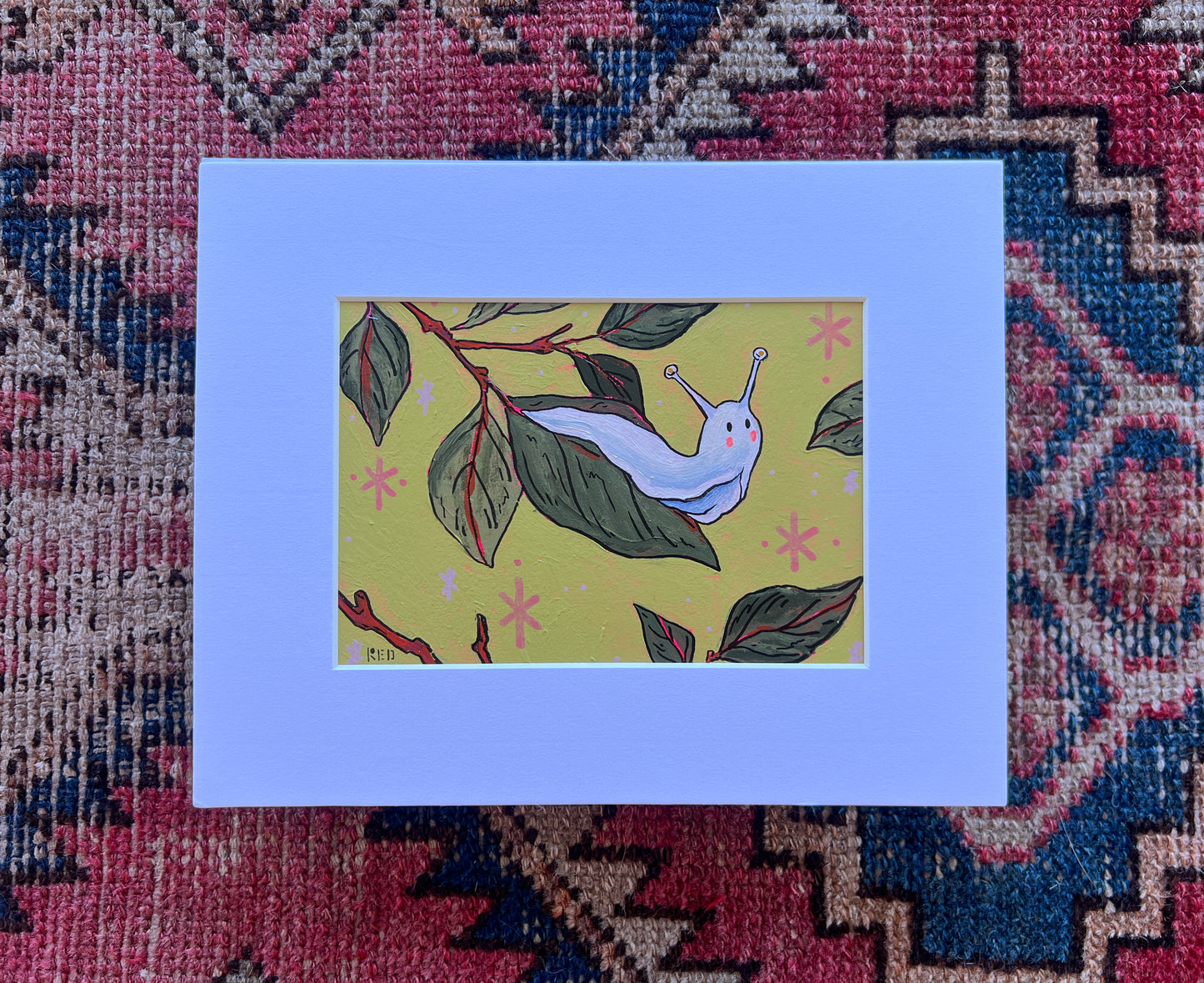 Ghost Slug - 5x7 Matted Original