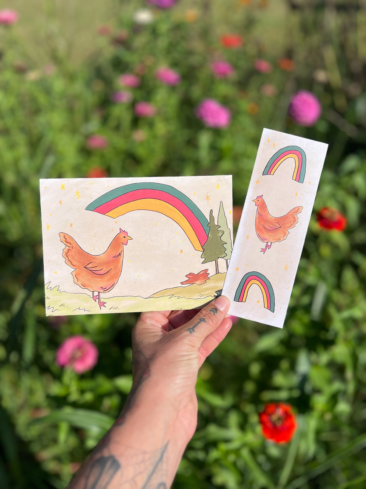 Bookmark + Postcard Mail Club