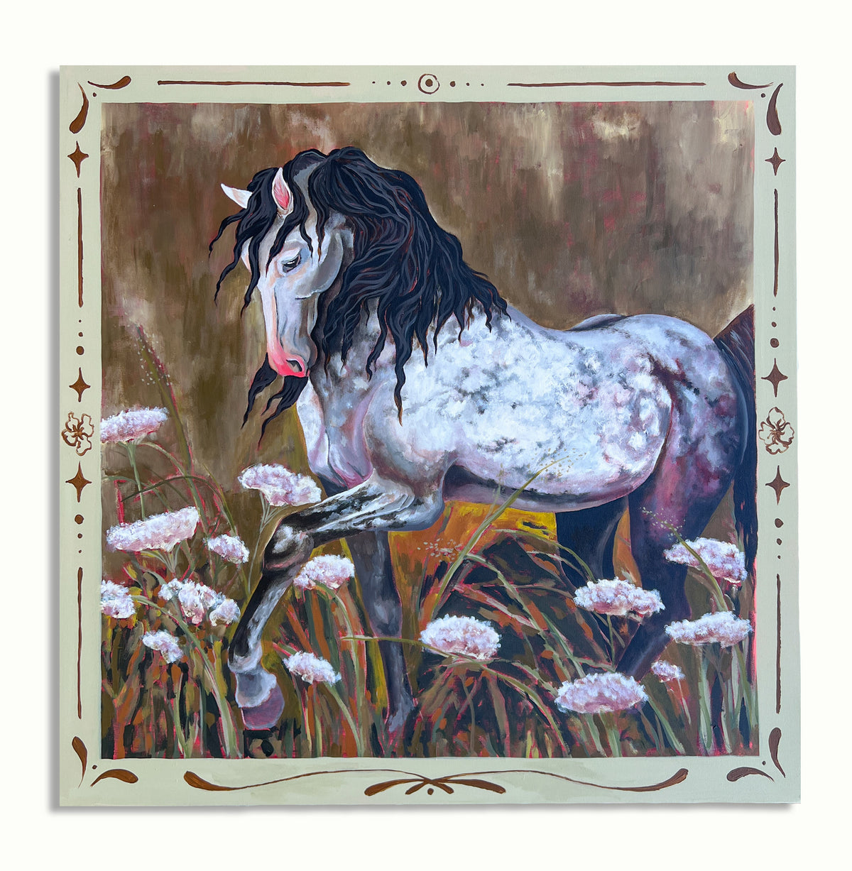 Through the Lace - 36"x36" Original