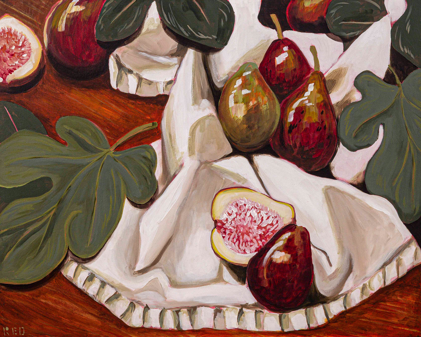 "Figs no. i" - 24x30 Original Painting