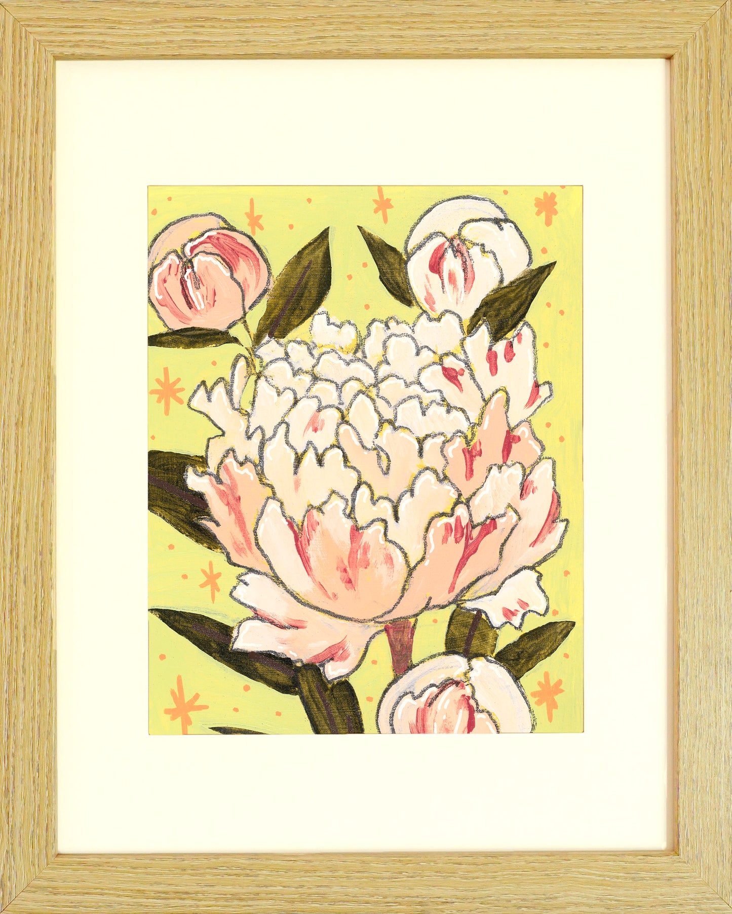 "Sarah Bernhardt Peony" Paper Print