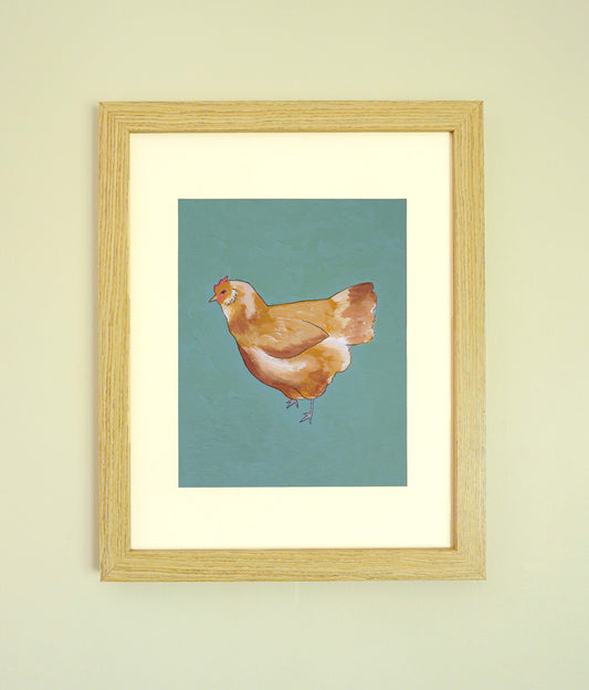"Buff Ameraucana" Paper Print