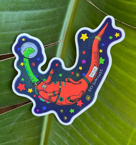 Nasa-Saurus Space Dino Sticker