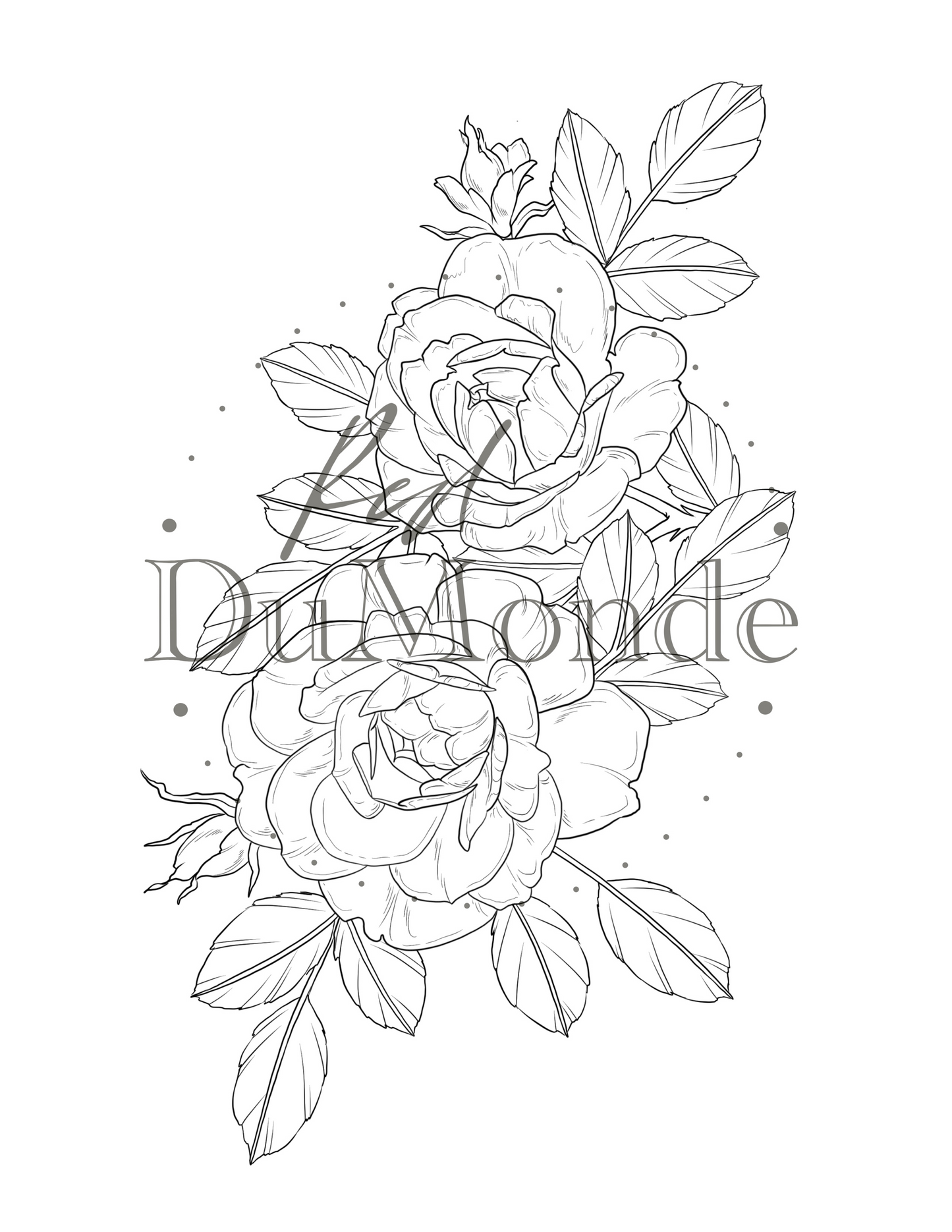 Nature Coloring Page Bundle